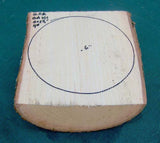 Green Ash Bowl Blank GA-101 ~6" x ~2.5" depth