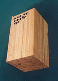 White Ash Block WA-143 3" x 3" x 5.4"