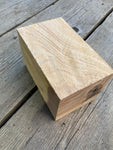 Oak Block Oak565. 3.8" x 3.8" x 6.2"