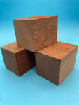 Mahogany Block MG465. 2" x 2" x 2.5"