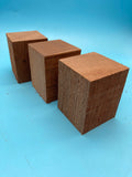 Mahogany Block MG465. 2" x 2" x 2.5"