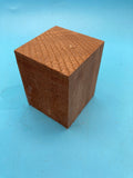 Mahogany Block MG465. 2" x 2" x 2.5"