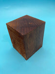 Mahogany Block MG465. 2" x 2" x 2.5"