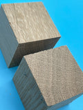 White Oak Cubes, Set of 2 - O574  2" x 2" x 2" each