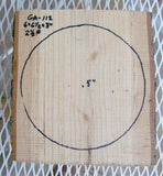 Green Ash Bowl Blank GA-112 6"x 6.5"x 3" depth